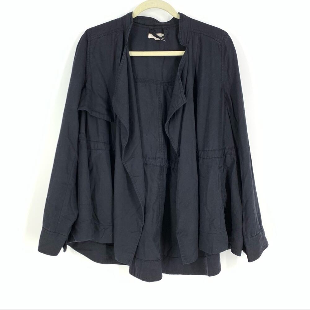 Silence + Noise Black Wrap Blazer Size Medium Perfect‎ Layering Piece